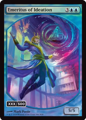 Emeritus of Ideation (Retro Frame) (Serial Numbered) (Double Rainbow Foil) (306) — card price