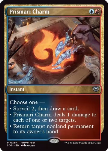 Prismari Charm (364), Promo Pack: Secrets of Strixhaven — Magic card price