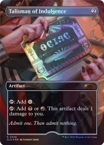 Talisman of Indulgence (2524), Secret Lair Drop Series — Magic card price