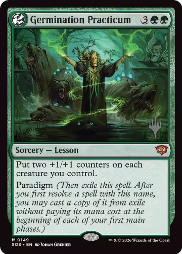 Germination Practicum (149), Promo Pack: Secrets of Strixhaven — Magic card price