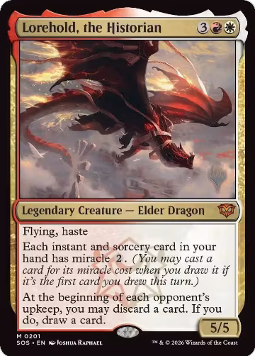 Lorehold, the Historian (201), Promo Pack: Secrets of Strixhaven — Magic card price