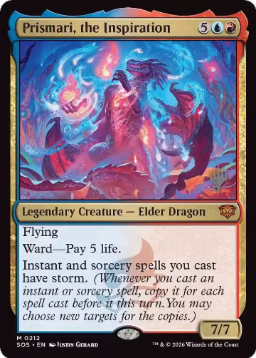 Prismari, the Inspiration (212), Promo Pack: Secrets of Strixhaven — Magic card price