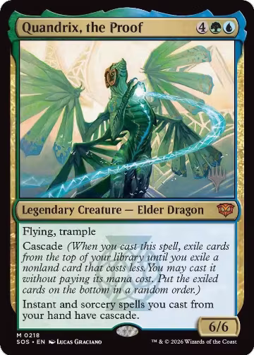 Quandrix, the Proof (218), Promo Pack: Secrets of Strixhaven — Magic card price
