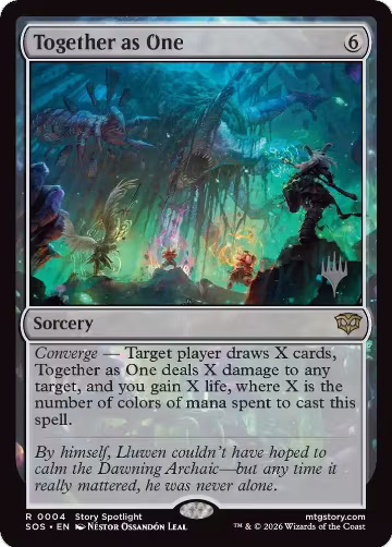 Together as One (4), Promo Pack: Secrets of Strixhaven — Magic card price