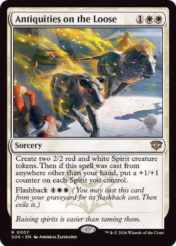 Antiquities on the Loose (7), Promo Pack: Secrets of Strixhaven — Magic card price