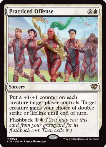 Practiced Offense (25), Promo Pack: Secrets of Strixhaven — Magic card price