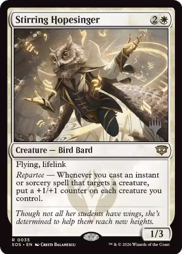 Stirring Hopesinger (35), Promo Pack: Secrets of Strixhaven — Magic card price