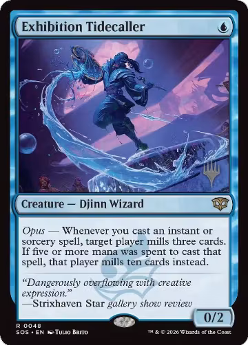 Exhibition Tidecaller (48), Promo Pack: Secrets of Strixhaven — Magic card price