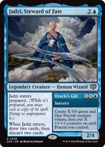 Jadzi, Steward of Fate (55), Promo Pack: Secrets of Strixhaven — Magic card price