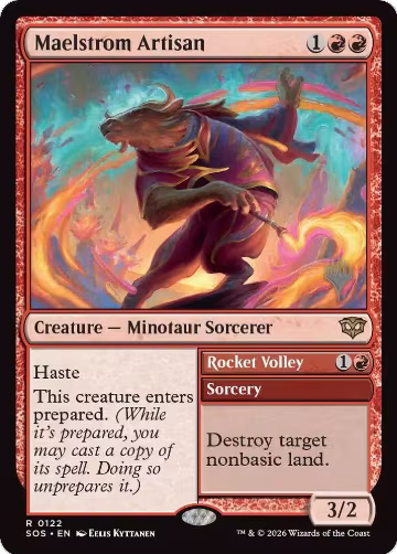 Maelstrom Artisan (122), Promo Pack: Secrets of Strixhaven — Magic card price