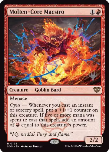 Molten-Core Maestro (125), Promo Pack: Secrets of Strixhaven — Magic card price
