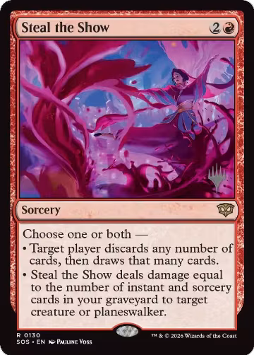 Steal the Show (130), Promo Pack: Secrets of Strixhaven — Magic card price