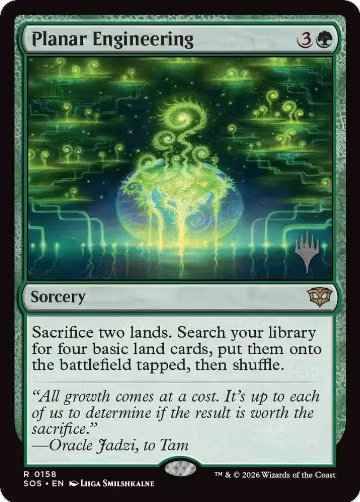 Planar Engineering (158), Promo Pack: Secrets of Strixhaven — Magic card price