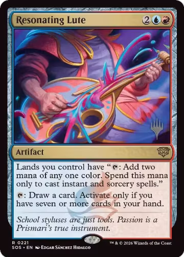 Resonating Lute (221), Promo Pack: Secrets of Strixhaven — Magic card price