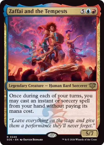 Zaffai and the Tempests (246), Promo Pack: Secrets of Strixhaven — Magic card price