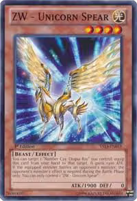 ZW - Unicorn Spear (YS13-EN018), Super Starter: V for Victory — Yu-Gi-Oh! card price