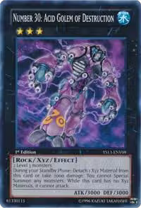 Number 30: Acid Golem of Destruction (YS13-ENV09) — card price