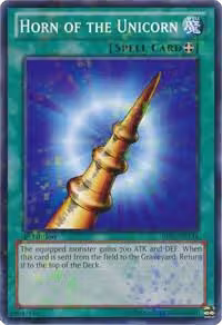 Horn of the Unicorn (Mosaic Rare) (BP02-EN134), Battle Pack 2: War of the Giants — Yu-Gi-Oh! card price
