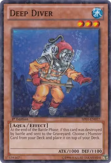 Deep Diver (Starfoil) (BP01-EN017), Battle Pack: Epic Dawn — Yu-Gi-Oh! card price