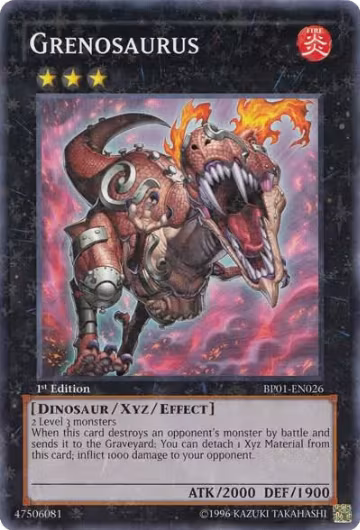 Grenosaurus (Starfoil) (BP01-EN026), Battle Pack: Epic Dawn — Yu-Gi-Oh! card price
