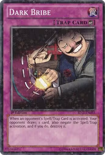 Dark Bribe (Starfoil) (BP01-EN055), Battle Pack: Epic Dawn — Yu-Gi-Oh! card price