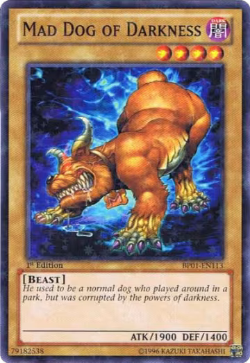 Mad Dog of Darkness (Starfoil) (BP01-EN113), Battle Pack: Epic Dawn — Yu-Gi-Oh! card price