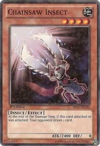 Chainsaw Insect (Starfoil) (BP01-EN142), Battle Pack: Epic Dawn — Yu-Gi-Oh! card price