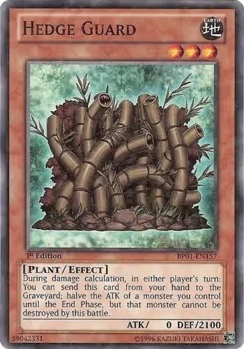 Hedge Guard (Starfoil) (BP01-EN157), Battle Pack: Epic Dawn — Yu-Gi-Oh! card price
