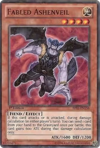 Fabled Ashenveil (Starfoil) (BP01-EN158), Battle Pack: Epic Dawn — Yu-Gi-Oh! card price