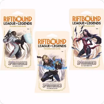 Spiritforged - Sleeved Booster Pack Art Bundle [Set of 3], Spiritforged — Riftbound sealed product price