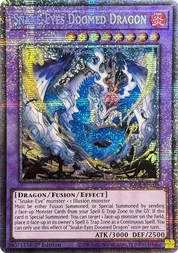 Snake-Eyes Doomed Dragon (Starlight Rare) (RA05-EN039), Rarity Collection 5 — Yu-Gi-Oh! card price