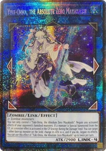 Yuki-Onna, the Absolute Zero Mayakashi (Starlight Rare) (RA05-EN057), Rarity Collection 5 — Yu-Gi-Oh! card price