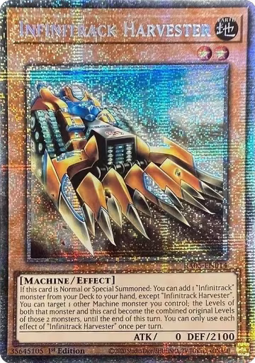 Infinitrack Harvester (Starlight Rare) (RA05-EN014), Rarity Collection 5 — Yu-Gi-Oh! card price