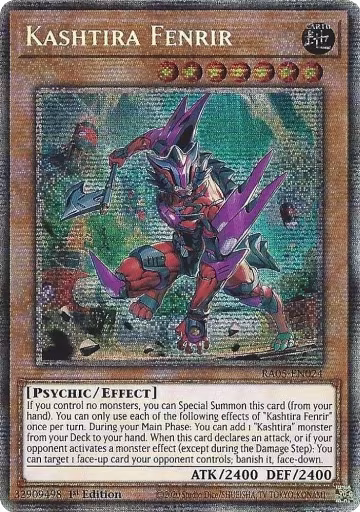 Kashtira Fenrir (Starlight Rare) (RA05-EN024), Rarity Collection 5 — Yu-Gi-Oh! card price