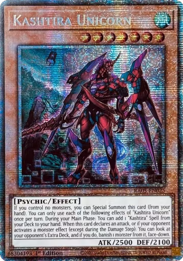Kashtira Unicorn (Starlight Rare) (RA05-EN025), Rarity Collection 5 — Yu-Gi-Oh! card price