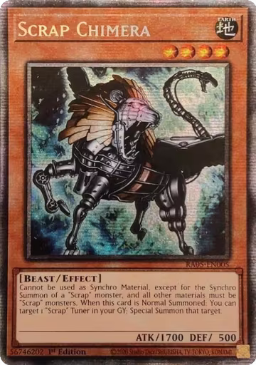 Scrap Chimera (Starlight Rare) (RA05-EN005), Rarity Collection 5 — Yu-Gi-Oh! card price