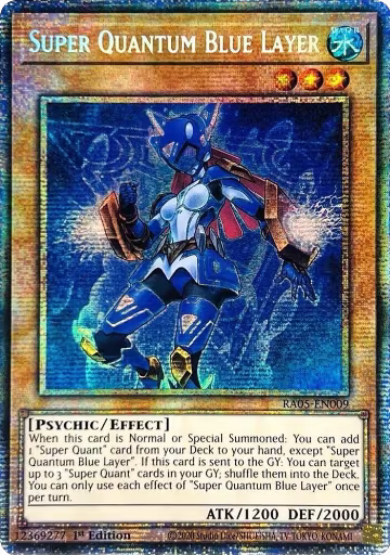 Super Quantum Blue Layer (Starlight Rare) (RA05-EN009), Rarity Collection 5 — Yu-Gi-Oh! card price