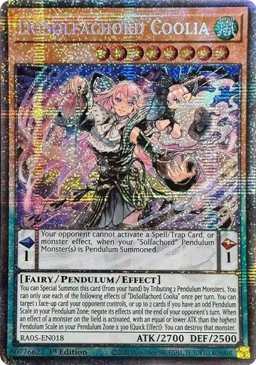 DoSolfachord Coolia (Starlight Rare) (RA05-EN018), Rarity Collection 5 — Yu-Gi-Oh! card price