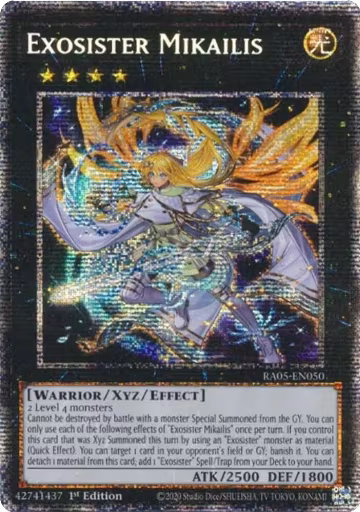 Exosister Mikailis (Starlight Rare) (RA05-EN050), Rarity Collection 5 — Yu-Gi-Oh! card price