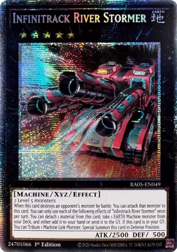 Infinitrack River Stormer (Starlight Rare) (RA05-EN049), Rarity Collection 5 — Yu-Gi-Oh! card price