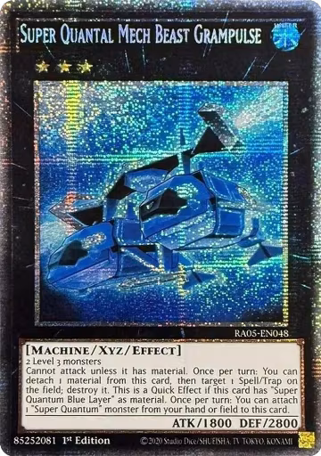 Super Quantal Mech Beast Grampulse (Starlight Rare) (RA05-EN048), Rarity Collection 5 — Yu-Gi-Oh! card price