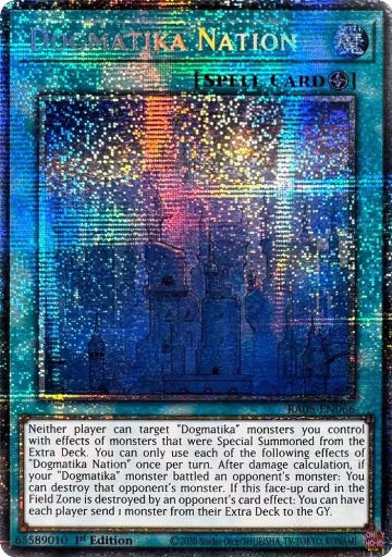 Dogmatika Nation (Starlight Rare) (RA05-EN066), Rarity Collection 5 — Yu-Gi-Oh! card price