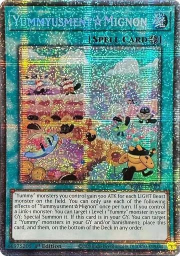YummyusmentMignon (Starlight Rare) (RA05-EN073), Rarity Collection 5 — Yu-Gi-Oh! card price