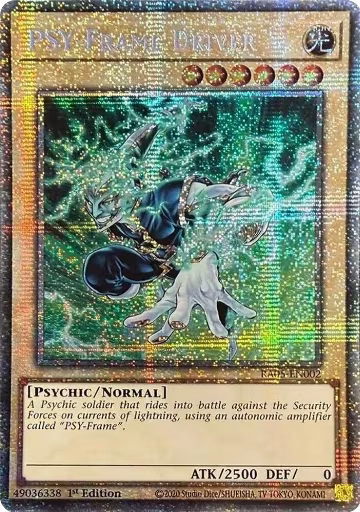 PSY-Frame Driver (Starlight Rare) (RA05-EN002), Rarity Collection 5 — Yu-Gi-Oh! card price