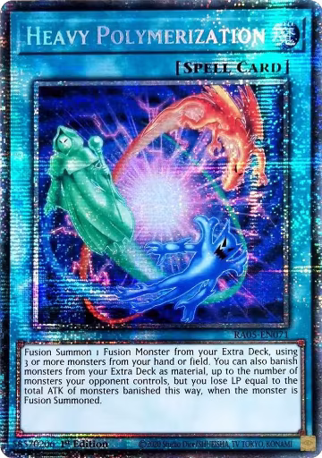 Heavy Polymerization (Starlight Rare) (RA05-EN071), Rarity Collection 5 — Yu-Gi-Oh! card price