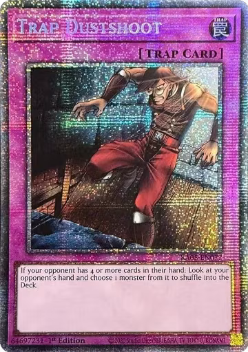 Trap Dustshoot (Starlight Rare) (RA05-EN077), Rarity Collection 5 — Yu-Gi-Oh! card price