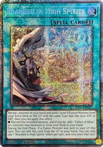 Branded in High Spirits (Starlight Rare) (RA05-EN067), Rarity Collection 5 — Yu-Gi-Oh! card price