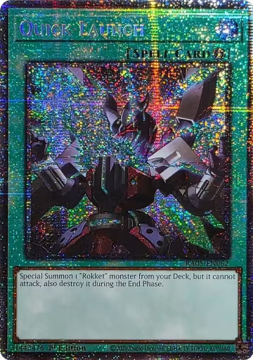 Quick Launch (Starlight Rare) (RA05-EN062), Rarity Collection 5 — Yu-Gi-Oh! card price