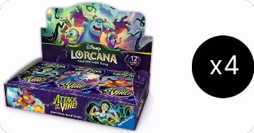 Disney Lorcana: Attack of the Vine! Booster Box Case, Attack of the Vine! — Lorcana sealed product price