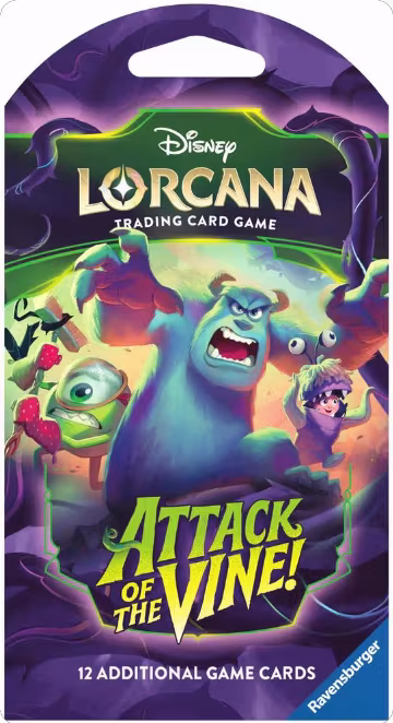 Disney Lorcana: Attack of the Vine! Sleeved Booster Pack, Attack of the Vine! — Lorcana sealed product price